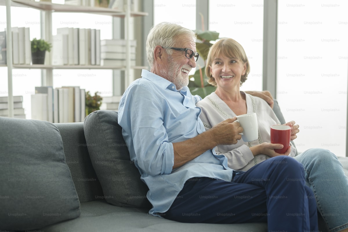 Couple reviewing their retirement plan